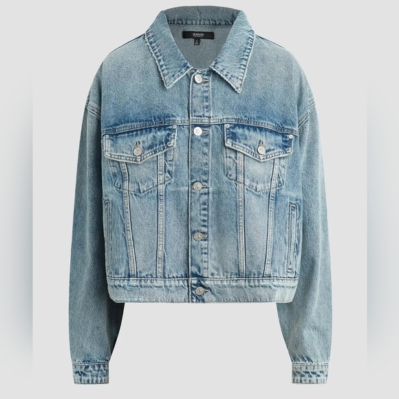 Hudson NWT Brea Swing Trucker Jacket - Picture 7 of 17